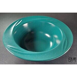 Vintage Rubbermaid Melamine Wide Rim Bowl Green 3896-10